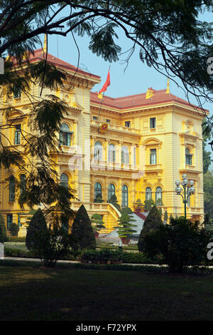 Ehemaliger Präsidentenpalast in Hanoi, Vietnam Stockfoto