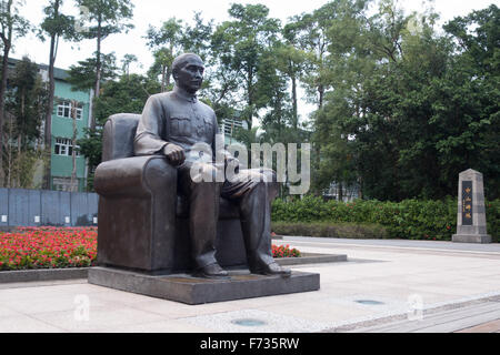 Sun Yat Sen Memorial Hall Skulptur Stockfoto