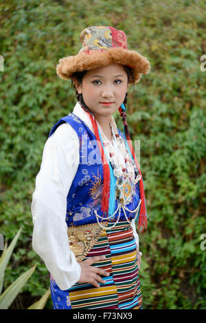 Indianerin, Sikkim, Indien, Asien, Herr #786 Stockfoto