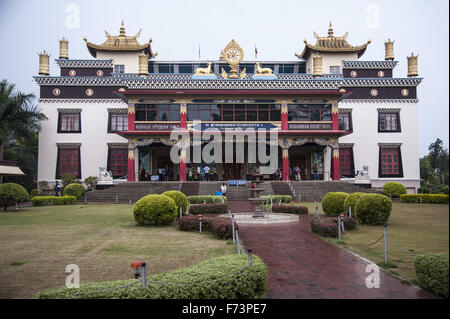 Goldene Tempel, Coorg, Karnataka, Indien, Asien Stockfoto