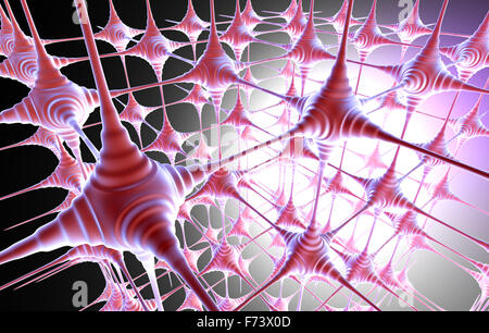 Neuronale Verbindungen Stockfoto
