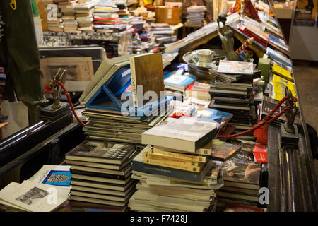 Libreria Acqua Alta, Venedig Italien Stockfoto