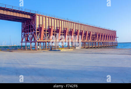 Alte Struktur Bergbau "The English Cable" Kabel Ingles auf Almeria Spanien Stockfoto