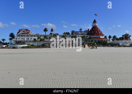 Hotel del Coronado  beach front hotel in the city of Coronado, Stockfoto