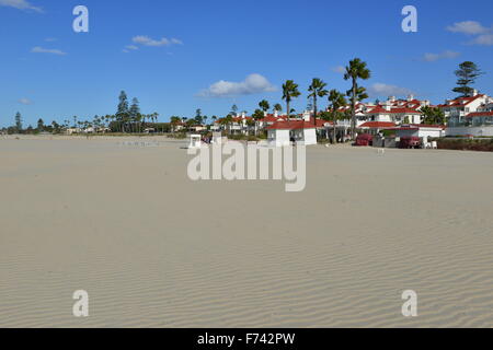 Hotel del Coronado  beach front hotel in the city of Coronado, Stockfoto