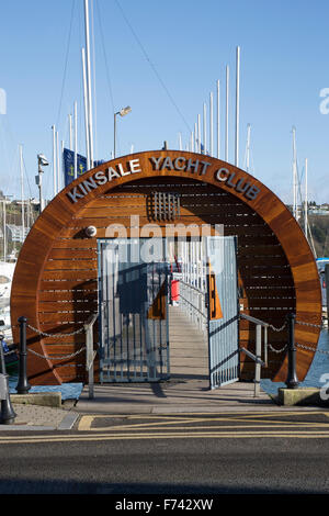 Kinsale Yacht Club Eingang County Cork Stockfoto