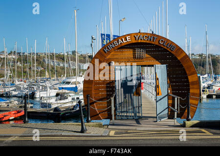 Kinsale Yacht Club Eingang County Cork Stockfoto