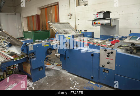 Moderne EDV und digitale Druckerei und Anlage in Gainesville, Florida. Stockfoto