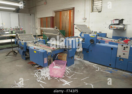 Moderne EDV und digitale Druckerei und Anlage in Gainesville, Florida. Stockfoto