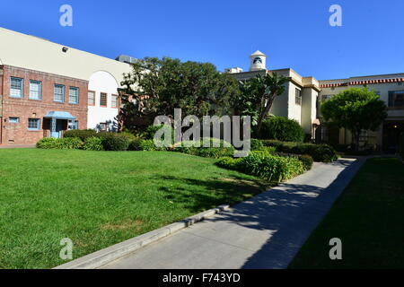 Straße Film setzt in den Paramount Studios in Los Angeles. Stockfoto