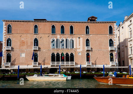 Gritti Palace Hotel am Canal Grande Venedig, Italien Stockfoto