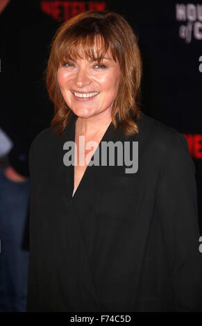 26. Februar 2015 - London, England, UK - Lorraine Kelly Teilnahme an House Of Cards Saison 3 Weltpremiere Stockfoto