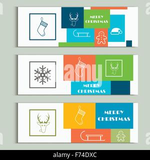 Weihnachten Vorlagen Stock Vektor