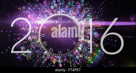 Silvester Countdown Grafik Stockfoto