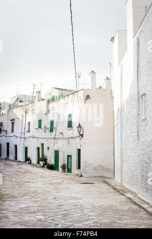 Ostuni, alte Stadt, Apulien, Italien Stockfoto