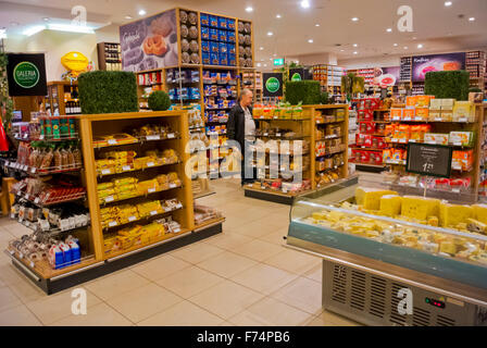 Supermarkt, Galeria Kaufhof, Alexanderplatz, Berlin, Deutschland Stockfoto