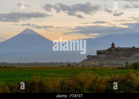 Kloster Khor Virap in Armenien Stockfoto