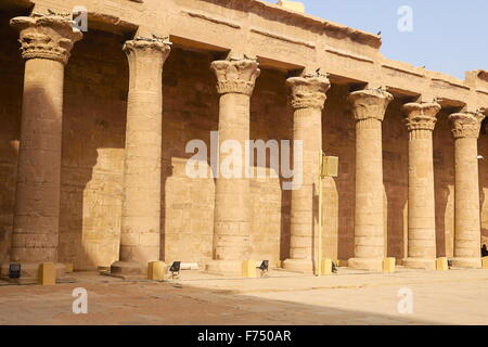 Ägypten - Edfu, Tempel des Horus Stockfoto