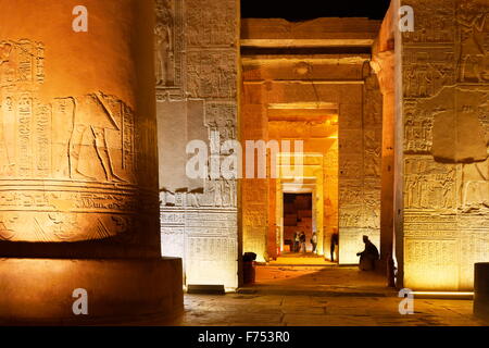 Ägypten - Kom Ombo, Tempel von Sobek Stockfoto