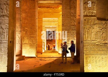 Ägypten - Kom Ombo, Tempel von Sobek Stockfoto