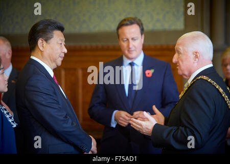 Präsident der Volksrepublik China, Generalsekretär der kommunistischen Partei und Vorsitzender der zentralen Militärkommission C Stockfoto