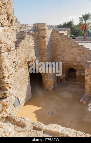 In Othello Turm, eine mittelalterliche Zitadelle in Famagusta, die Türkische Republik Nordzypern Stockfoto