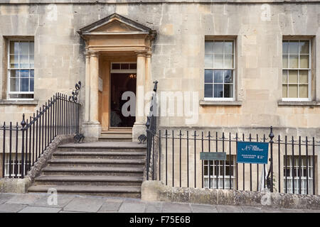 Nr. 1 Royal Crescent Georgian House Hotel in Bath, Somerset England Vereinigtes Königreich UK Stockfoto