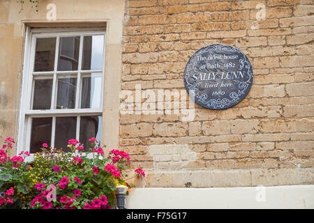 Sally Lunn's Historic Eating House, Bath's Oldest House (um 1482), Bath Somerset England Vereinigtes Königreich Großbritannien Stockfoto