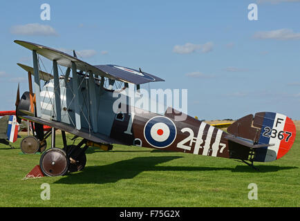 Sopwith 7 F.1 Schnepfe war eine britische einsitzigen Doppeldecker Jagdflugzeug der Royal Air Force (RAF) im späten ersten Weltkrieg Stockfoto