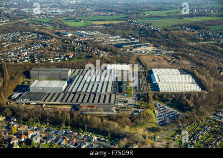 Abriss-Opel-Werk 2 und 3 in Langendreer, Bochum, Ruhrgebiet, Nordrhein-Westfalen, Deutschland, Europa, Luftaufnahme, Stockfoto