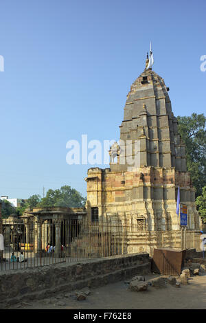 Shri Mamleshwar Jyotirlinga, Mamleshwar Jyotirling Tempel, Omkareshwar, Bezirk Khandwa, Madhya Pradesh, Indien, Asien Stockfoto
