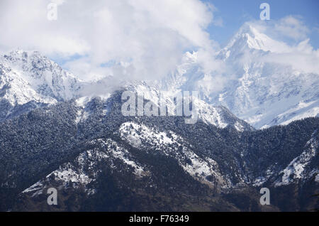 Landschaft aus Munsyari, Munsiyari, Pithoragarh, Uttarakhand, Indien, Asien Stockfoto