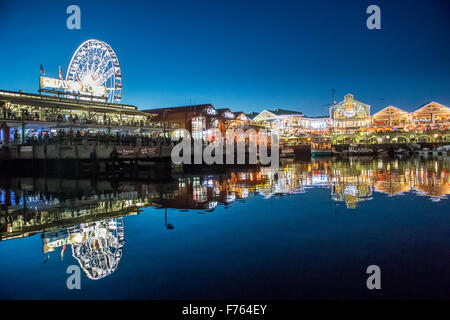 CAPE TOWN, Südafrika - V und A Waterfront, Innenstadt von Kapstadt Stockfoto