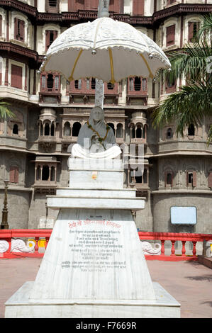 Rajwada Palast, Holkar Palast, Indore Palast, Kajuri Markt, Indore, Madhya Pradesh, Indien, Asien Stockfoto