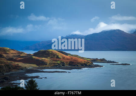 Sound of Sleat und Loch Hourn, Isle Of Skye, Schottland Stockfoto