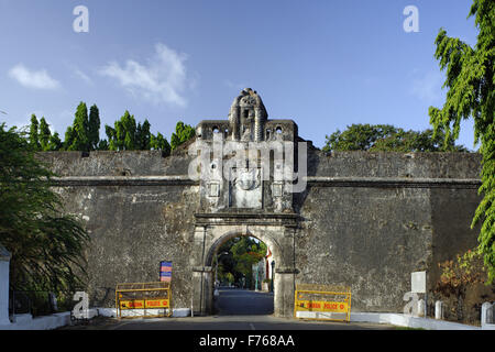 Moti Daman Fort, Daman, Festung, Daman und Diu, Gewerkschaftsgebiet, Indien, Asien Stockfoto