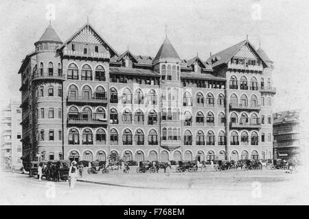 Royal Bombay Yacht Club Chambers, Bombay, Mumbai, Maharashtra, Indien, Asien, Bild des alten Jahrgangs des 20. Jahrhunderts, dpa-194379-aad Stockfoto