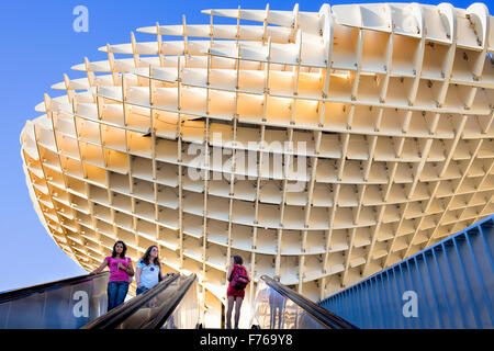 Metropol Parasol in Plaza De La Encarnación, Sevilla, Andalusien, Spanien Stockfoto