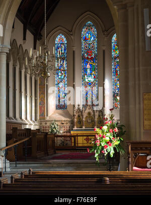 In der Pfarrkirche St. Peter und St. Paul, Ringwood, Hampshire Stockfoto