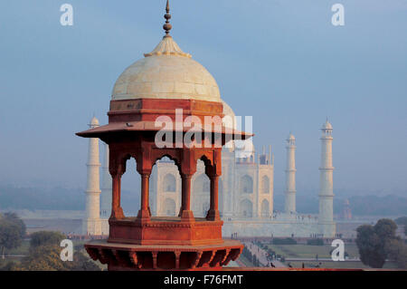 Taj Mahal, Agra, Delhi, Indien, Asien Stockfoto