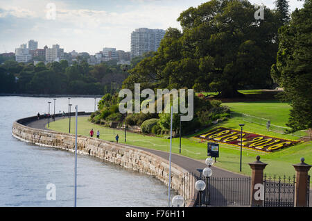 200 Jahre Royal Botanic Gardens in Sydney in der Nähe des Sydney Opera House in New South Wales, Australien Stockfoto