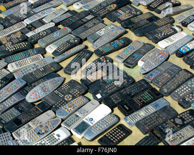 Second Hand-Fernbedienung-Markt. Zagora.Morocco. Stockfoto