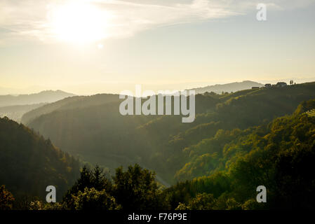 Römer Straße, Römerstraße, Sausal, Steiermark, Österreich, Einoed Stockfoto