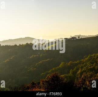 Römer Straße, Römerstraße, Sausal, Steiermark, Österreich, Einoed Stockfoto