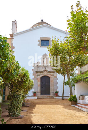 Santa Cristina Ermita Eremitage in Lloret de Mar an der Costa Brava in Katalonien Spanien Stockfoto