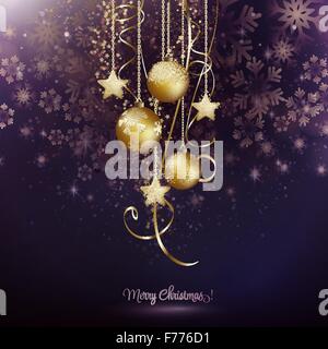 Weihnachten Schneeflocken Hintergrund Stock Vektor