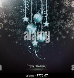 Weihnachten Schneeflocken Hintergrund Stock Vektor