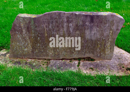 LORD MOUNTBATTEN MEMORIAL (MOUNTBATTEN HOUSE) GROSVENOR SQUARE, SOUTHAMPTON. Stockfoto