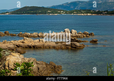 Le Ruppione (Süd-Korsika) Stockfoto