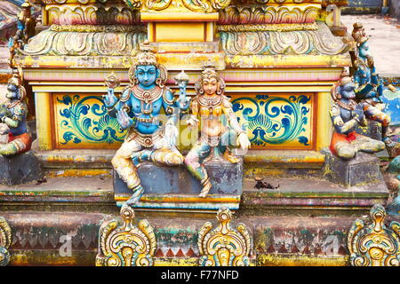 Sri Lanka - Hindu-Tempel in der Nähe von Nuwara Eliya Stockfoto